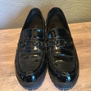 Patened Leather Loafers